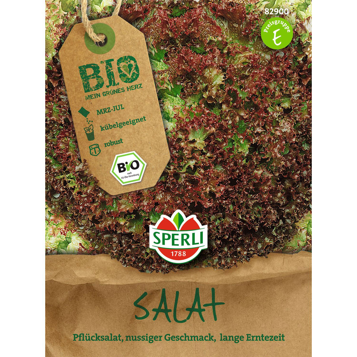 Bio-Pflücksalat rot Bild 1