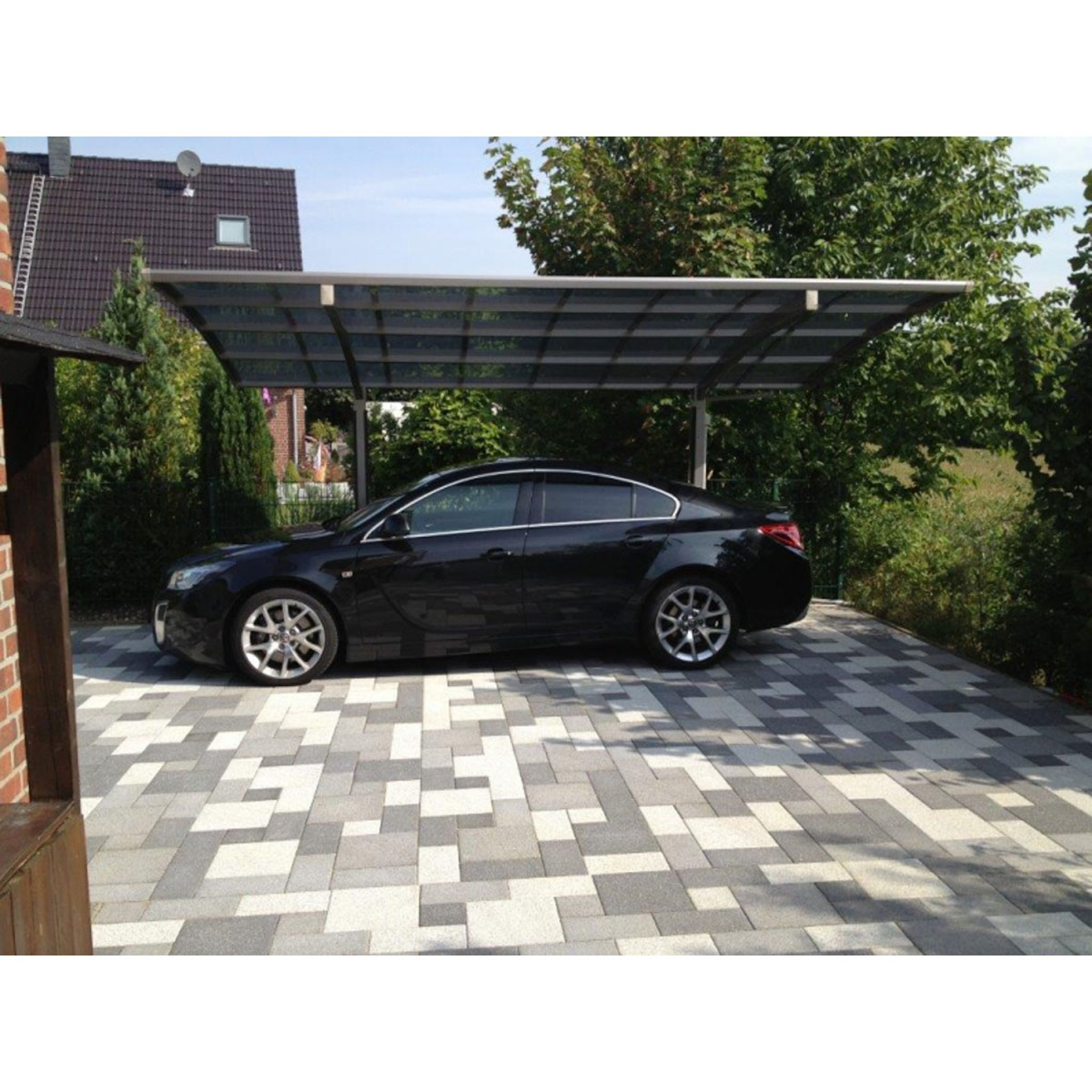 Ximax Carport Alu Portoforte 80 Edelstahl-Look Bild 3