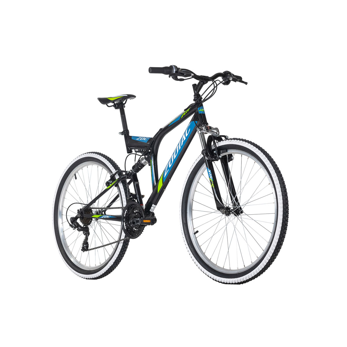 KS Cycling Mountainbike Fully 26'' Zodiac Schwarz-Grün RH 48 cm  Bild 7