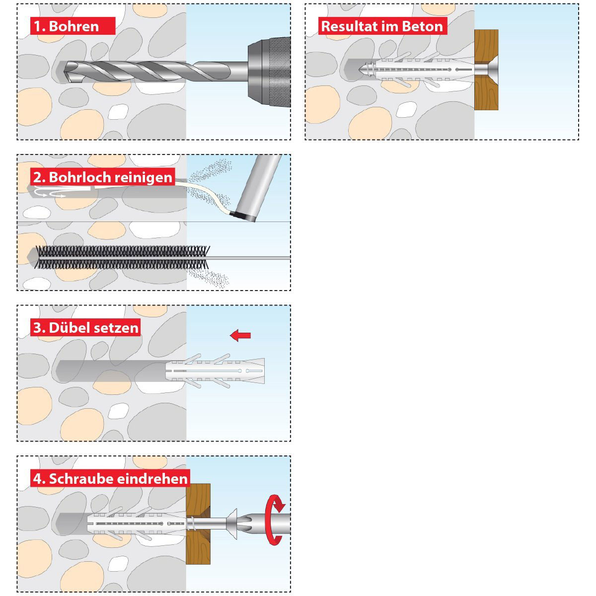 TOX Hakendübel Pirat Barbossa-L 4 Stück Bild 3