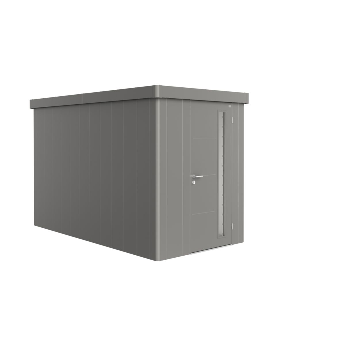 Biohort Gerätehaus Neo 4A Standardtüre quarzgrau-metallic