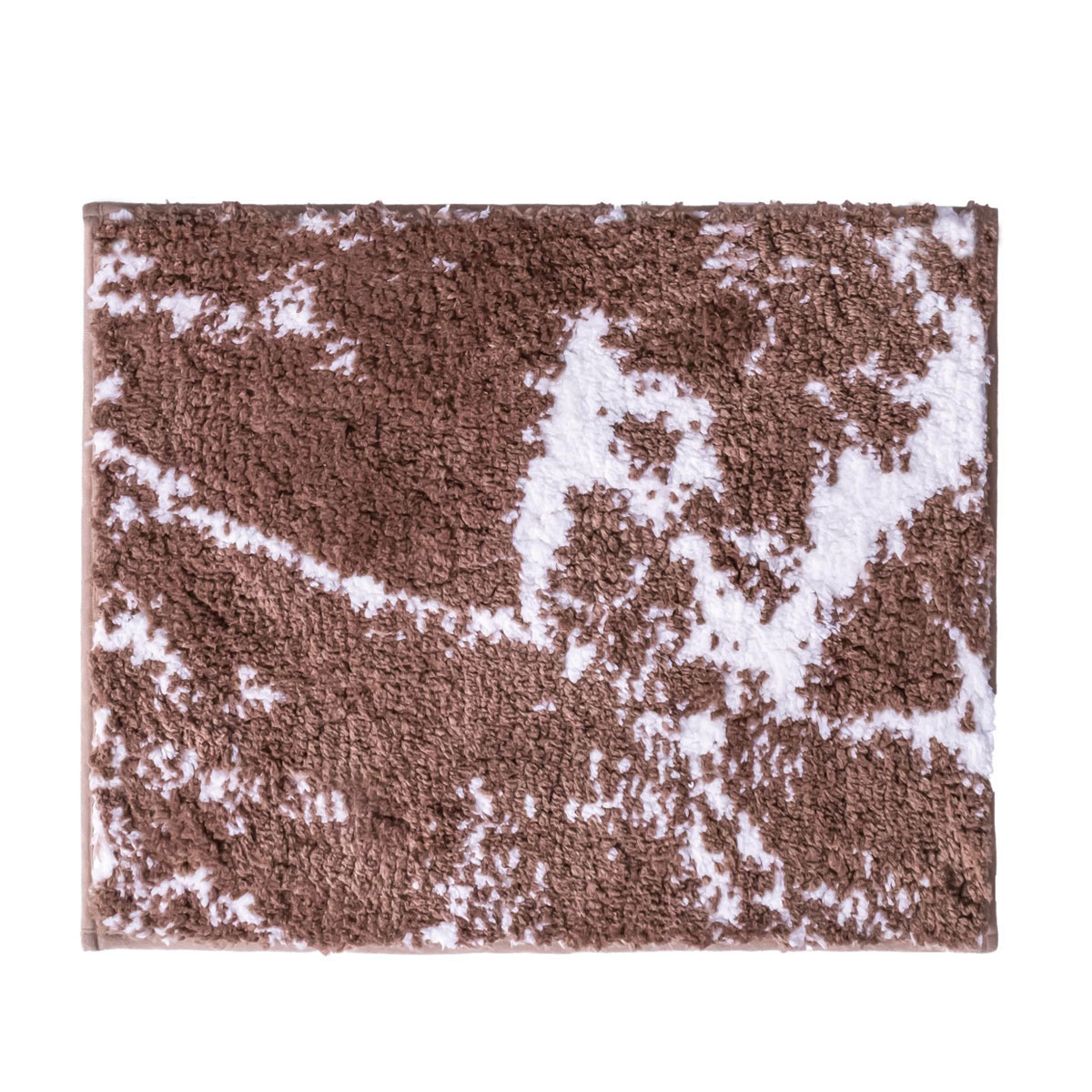 Ridder  Teppich Marmor 55 x 50 cm beige-weiß Polyester-Microfaser