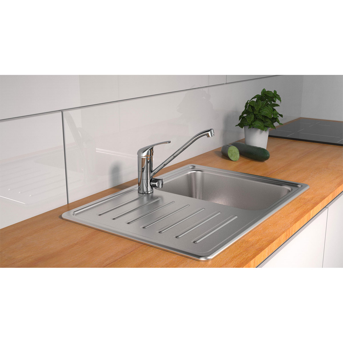 Schütte  Spültischarmatur „Ultra“ chrom schwenkbar Bild 3