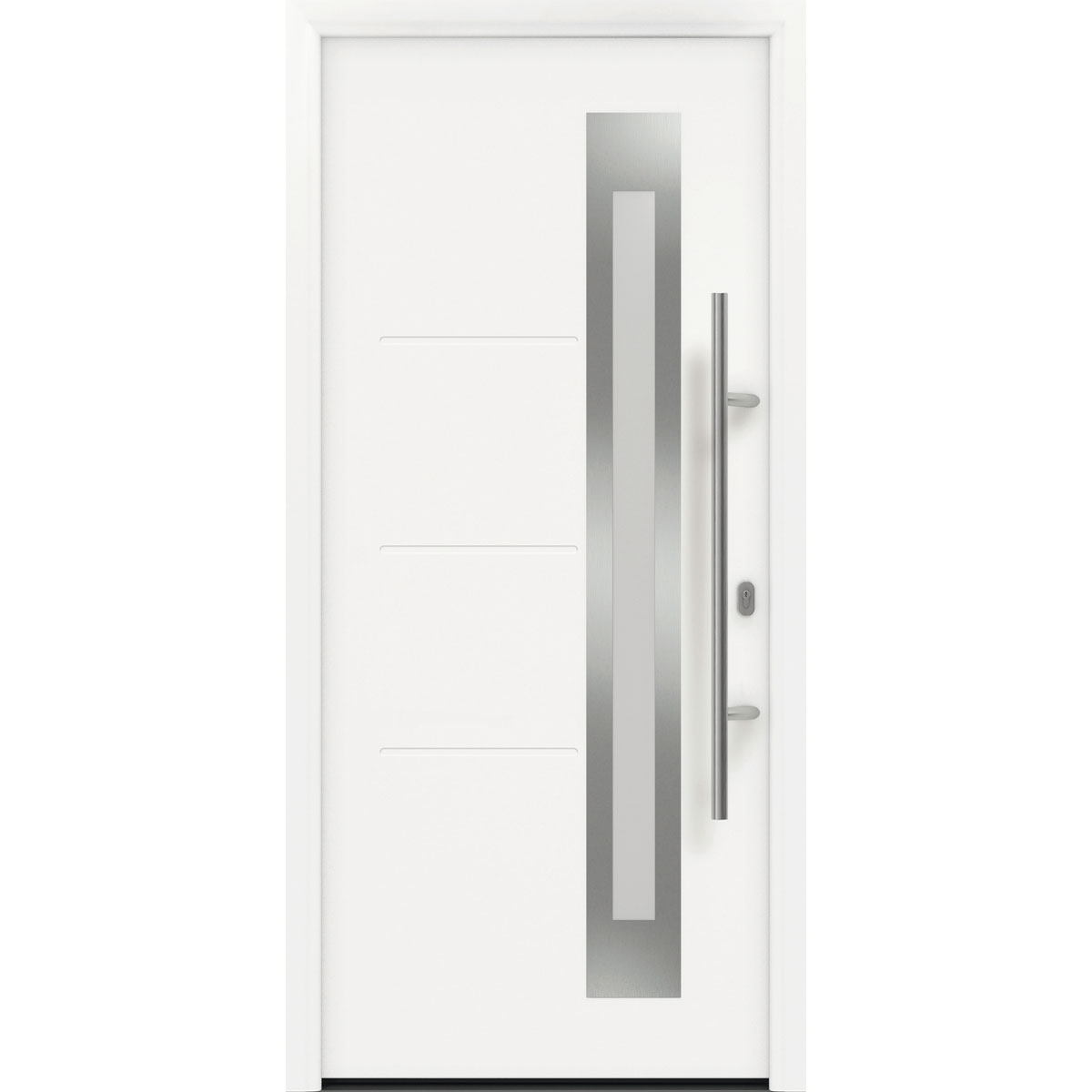 Haustür Isopro Secur IPS 780 weiß DIN rechts