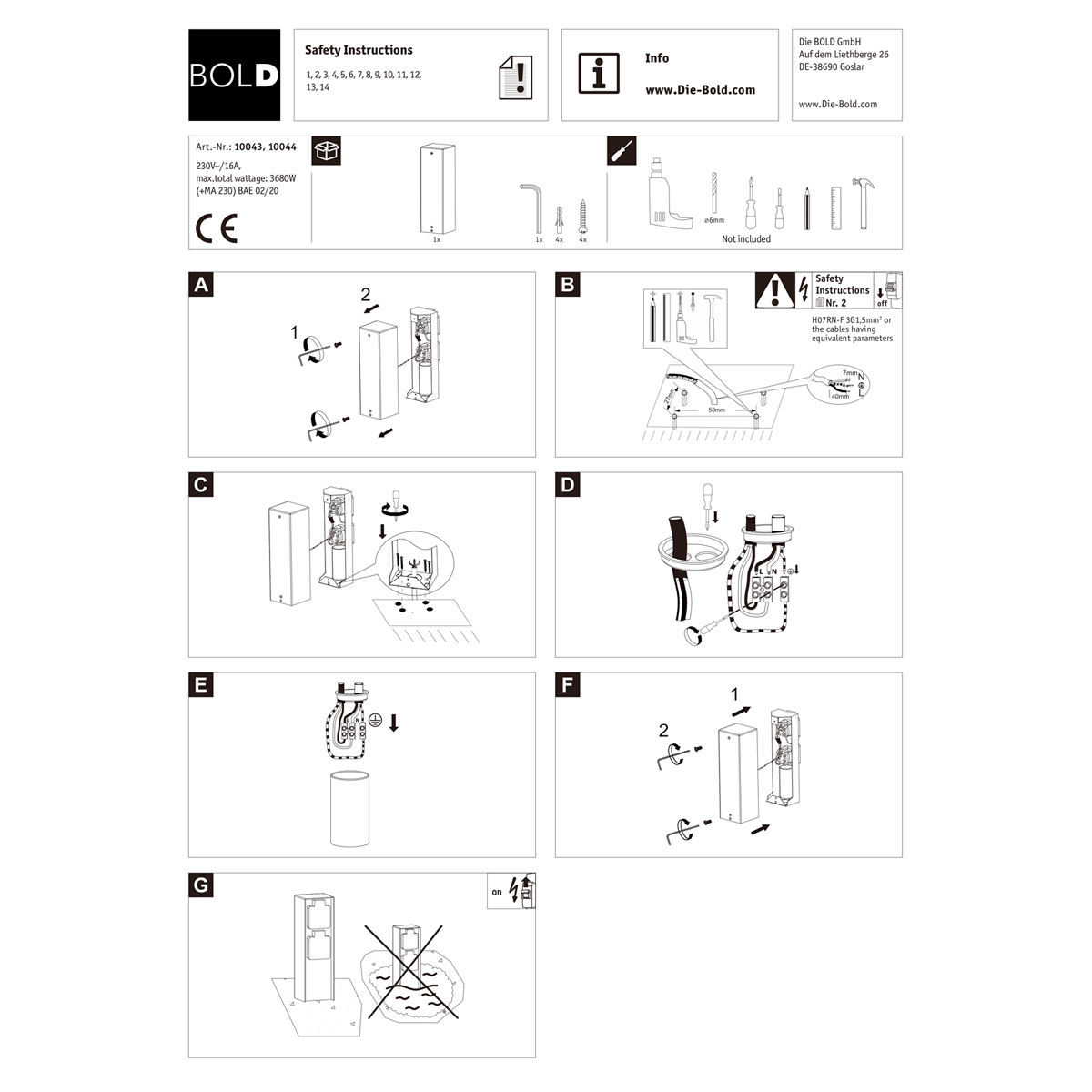 Steckdosensäule ORIO 2 fach IP44 Bild 6