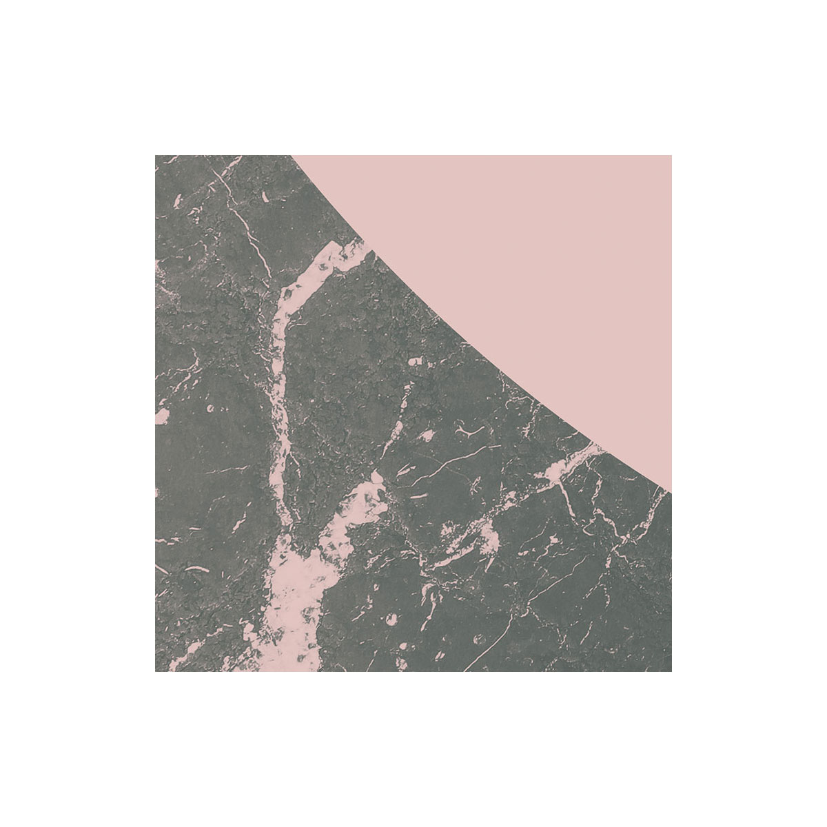 Komar  Selbstklebende Vlies Fototapete rund Stripe Marmor Durchmesser 125 cm Bild 3