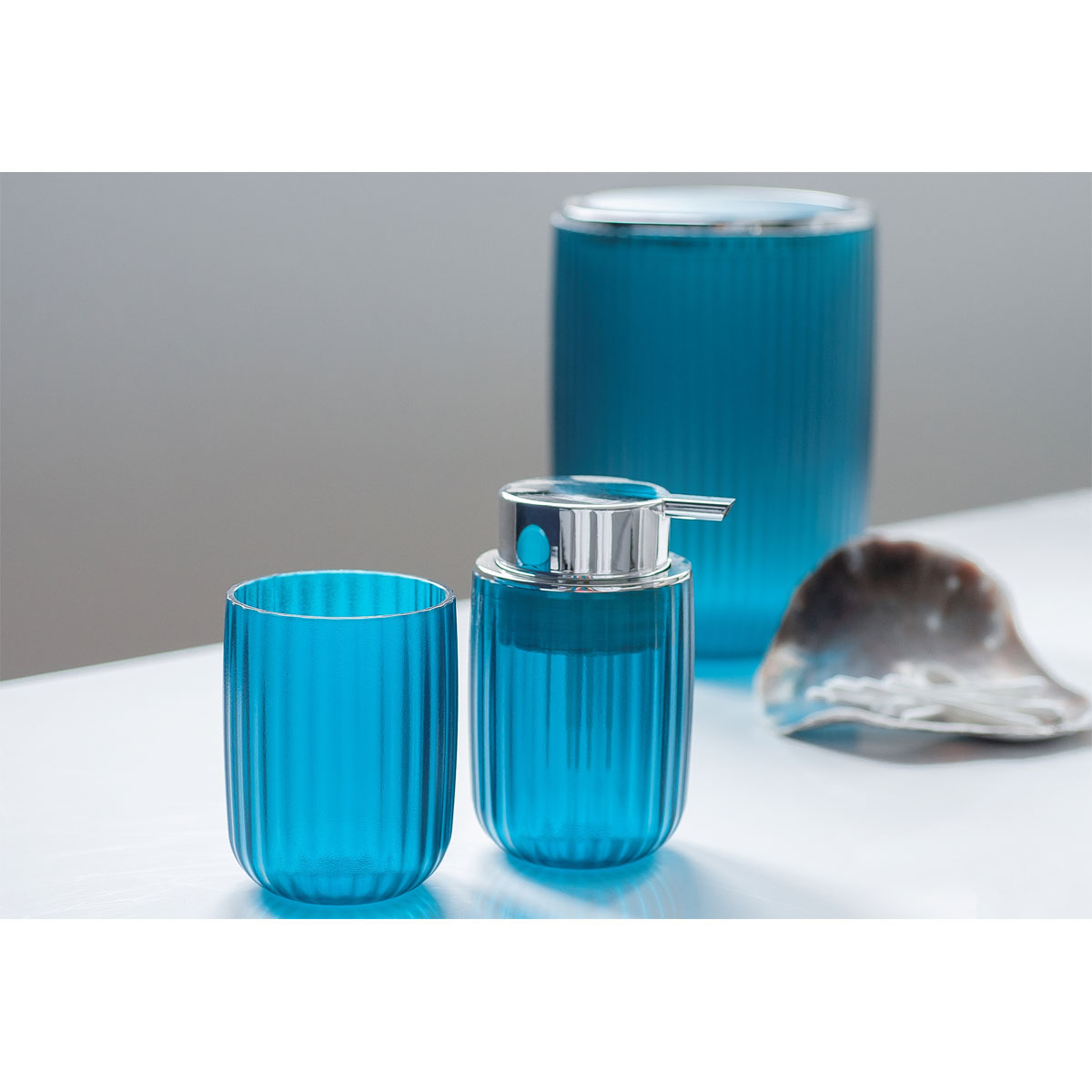 Wenko Schwingdeckeleimer Agropoli Petrol 2 L Bild 3