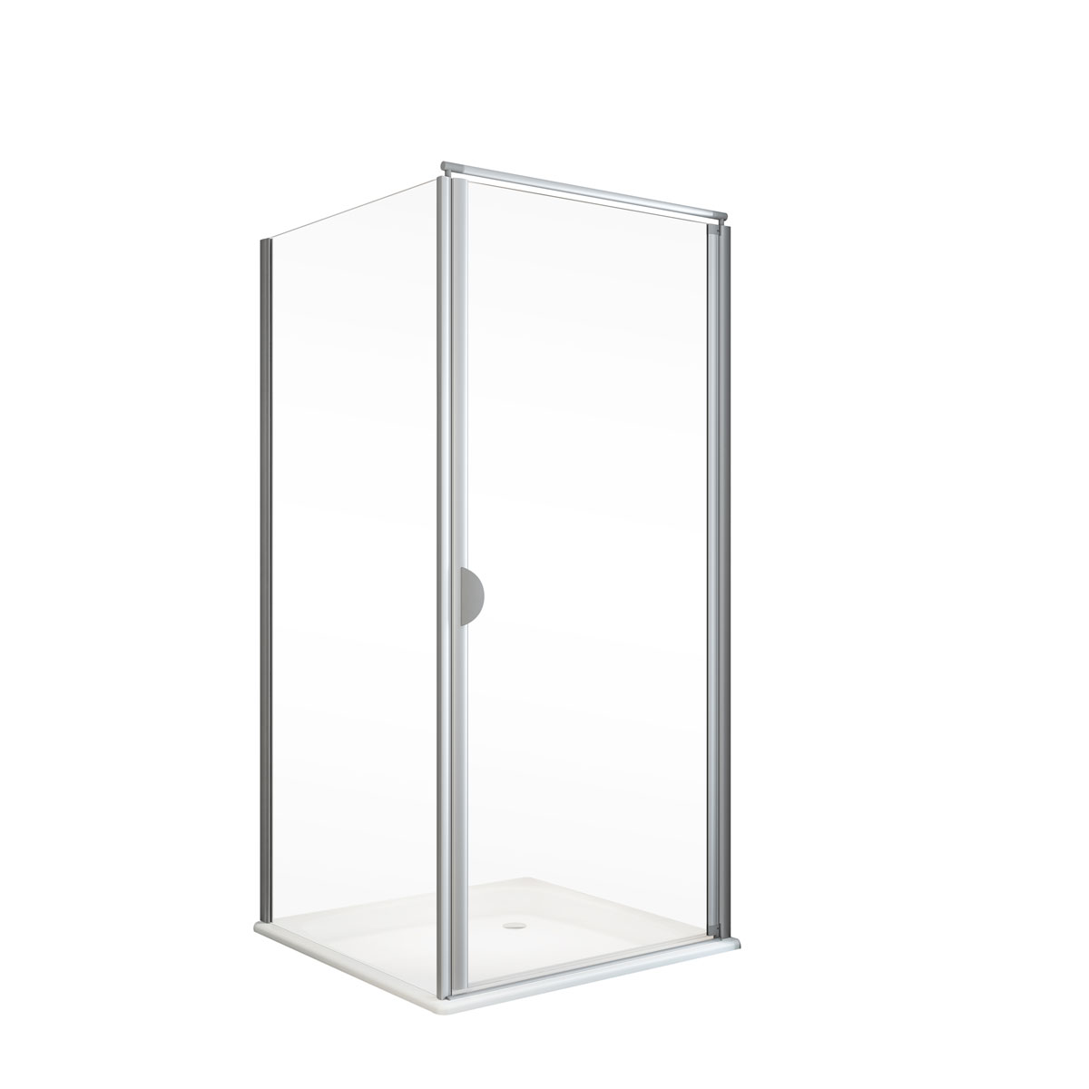 Schulte Drehtür Sunny inkl Seitenwand und Duschwanne 90 x 90 cm Bild 2