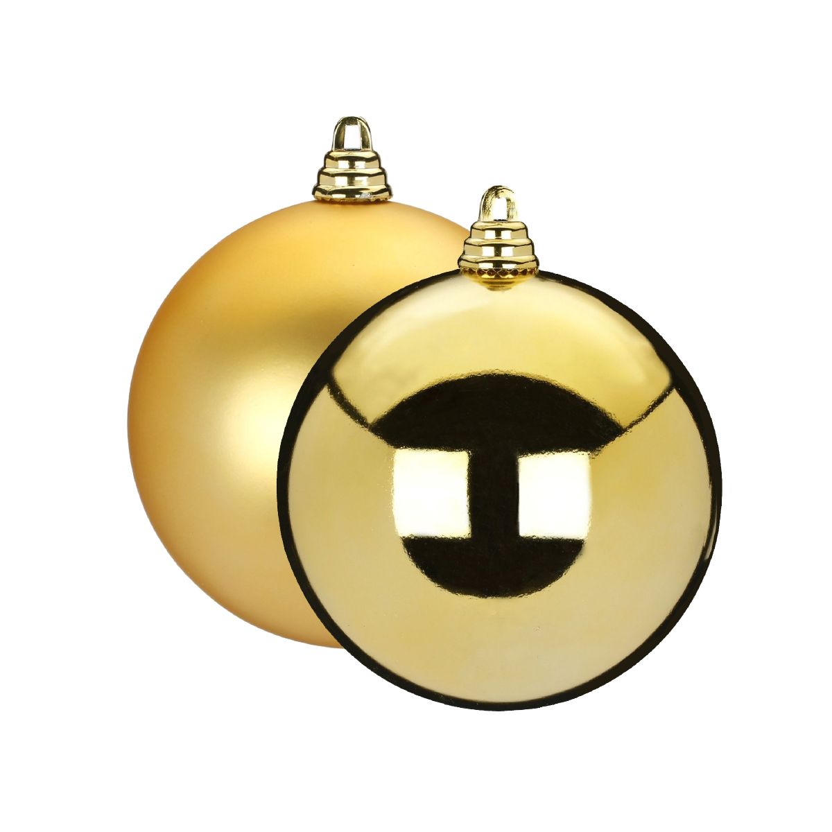 Kugelpaar 15cm Royal Gold