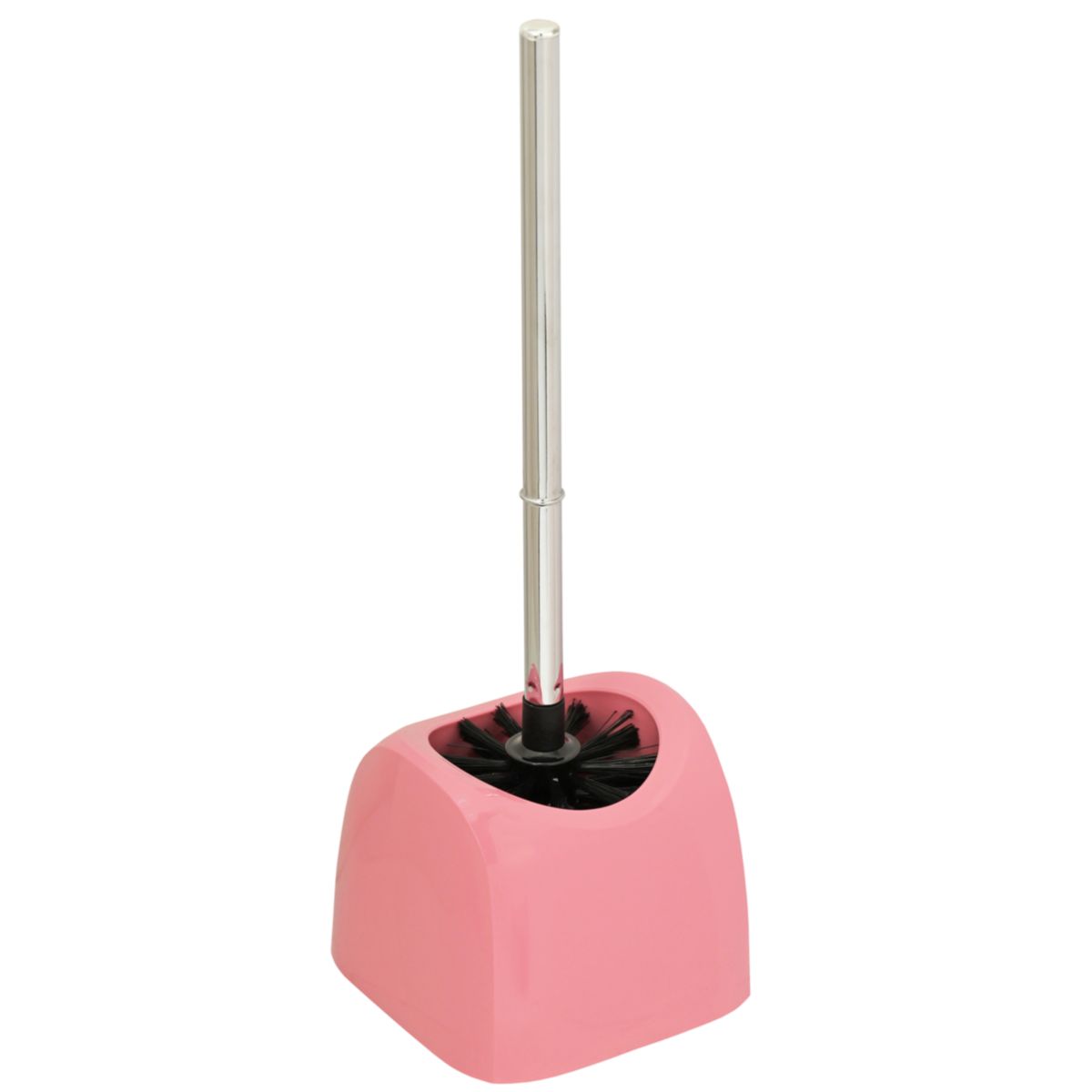 WC-Garnitur Topf/Eckig Kunststoff Rosé