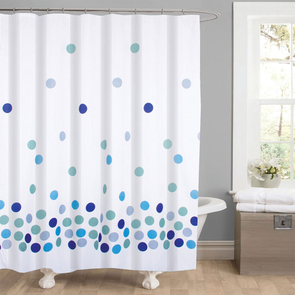 Valblue Duschvorhang Dots Textil