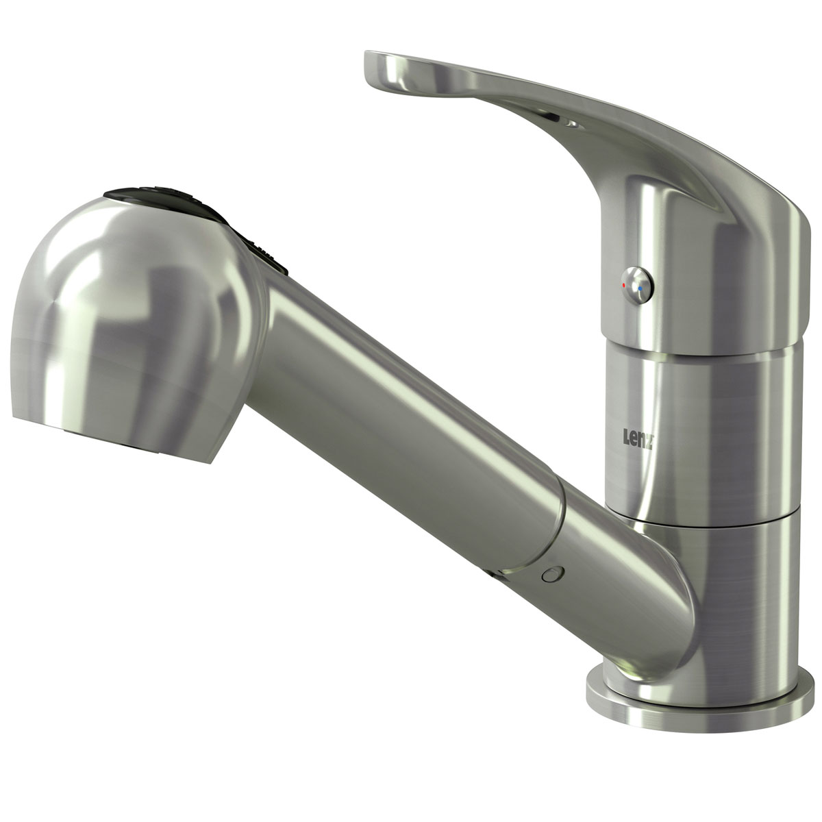 Lenz  Küchenarmatur KELA mit Handbrause nickel-matt Bild 1