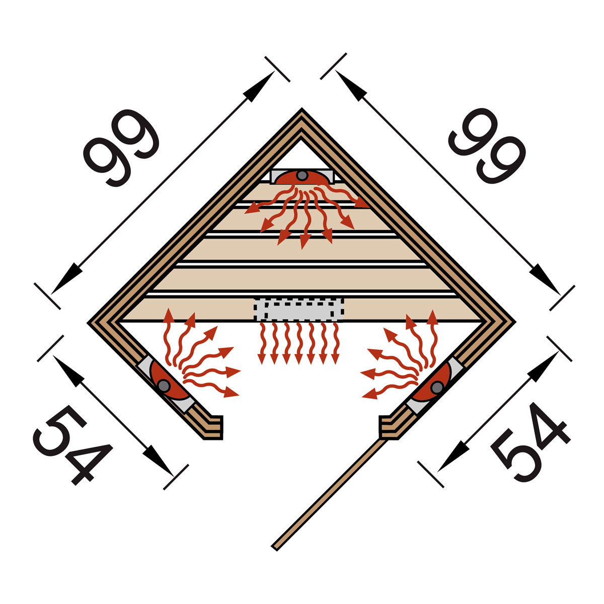 Weka Infrarotkabine „Tanilla Eck“ Bild 3