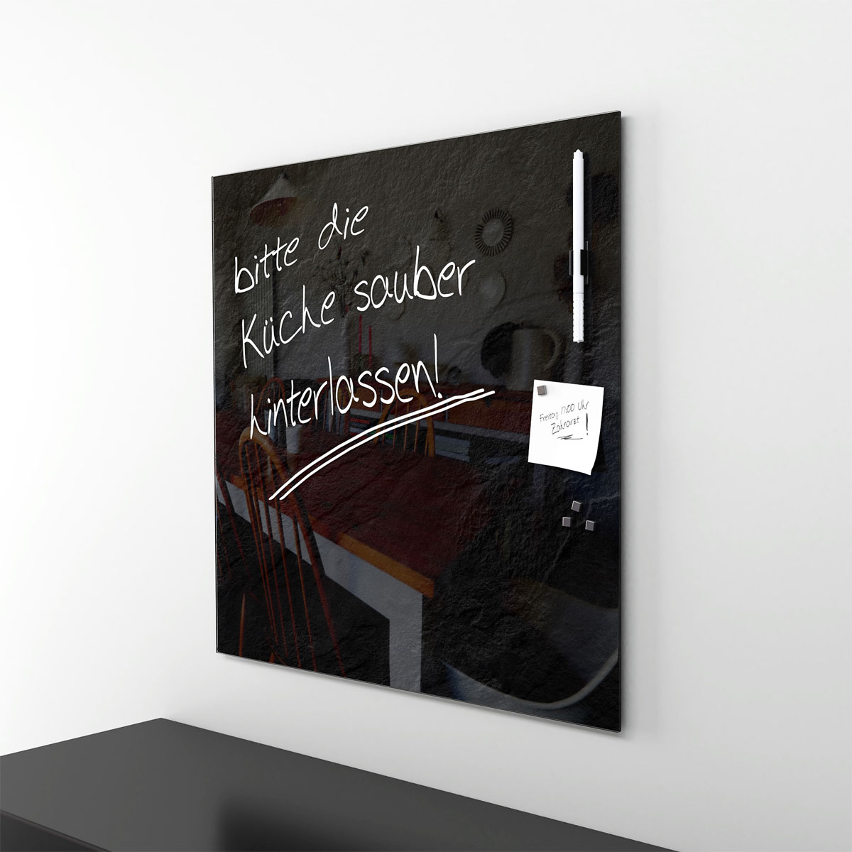 Memo-Art Schiefer 50 x 50 cm Memoboard