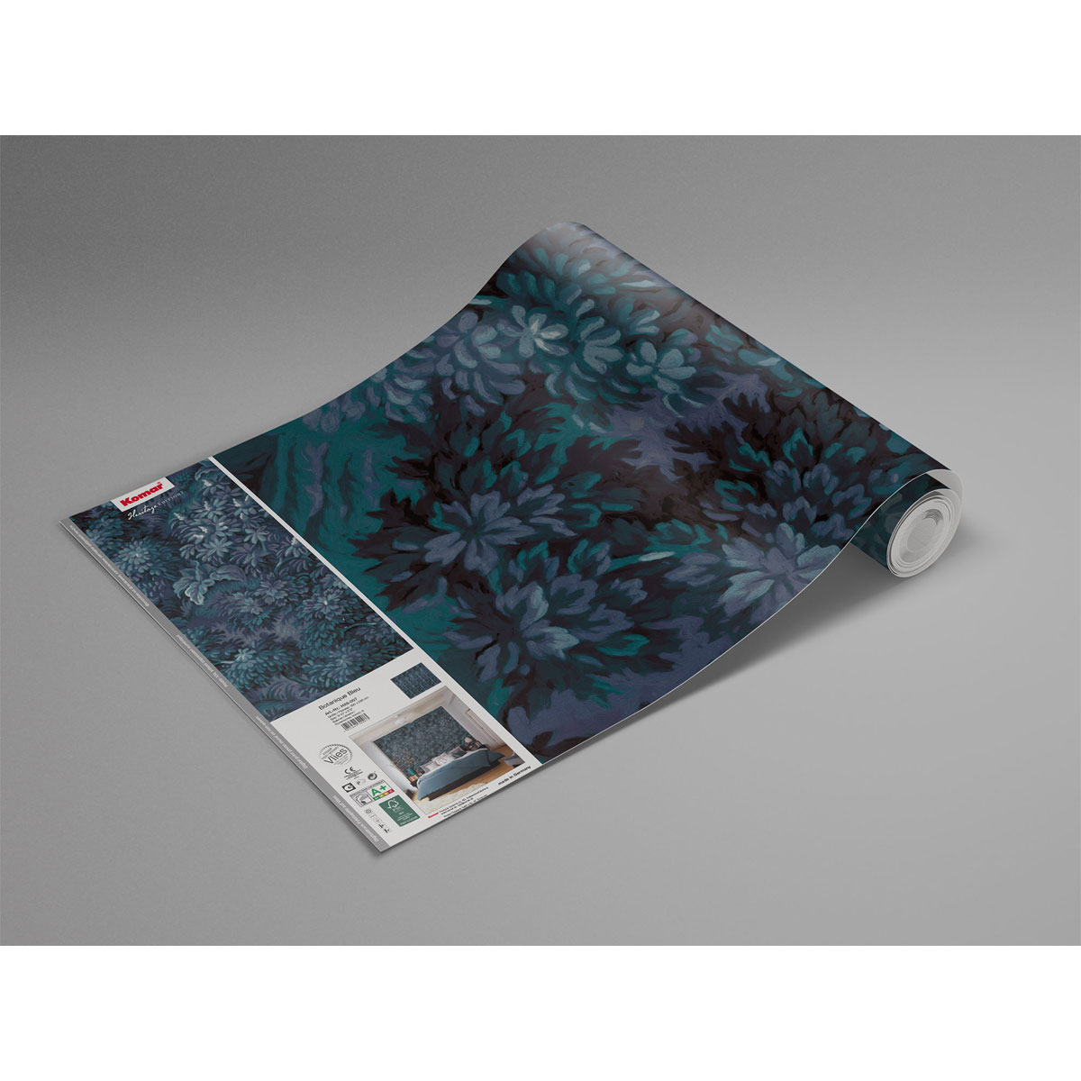 Komar  Vlies Fototapete Botanique Bleu 300x280 cm Bild 3