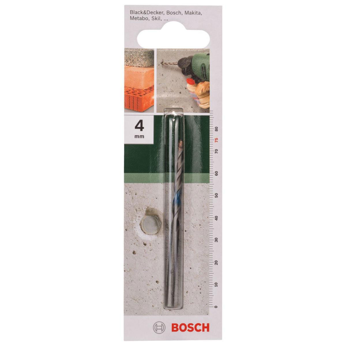 Bosch  Betonbohrer Durchmesser 4 x 75 mm Bild 2