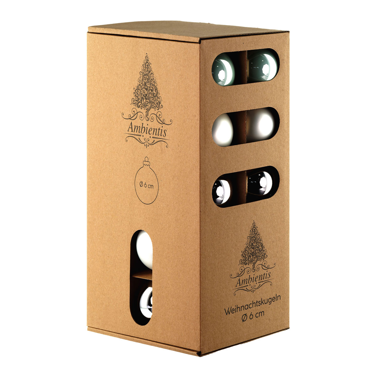 Ambientis Glaskugeln 6 cm salbei Mix Bild 3