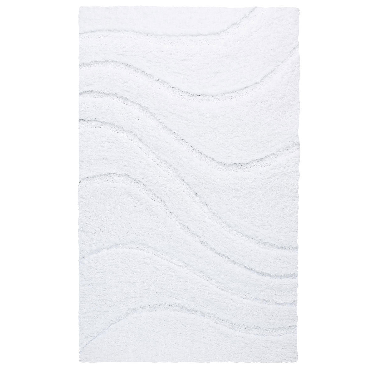Ridder  Teppich La Ola 60 x 90 cm weiß Polyester
