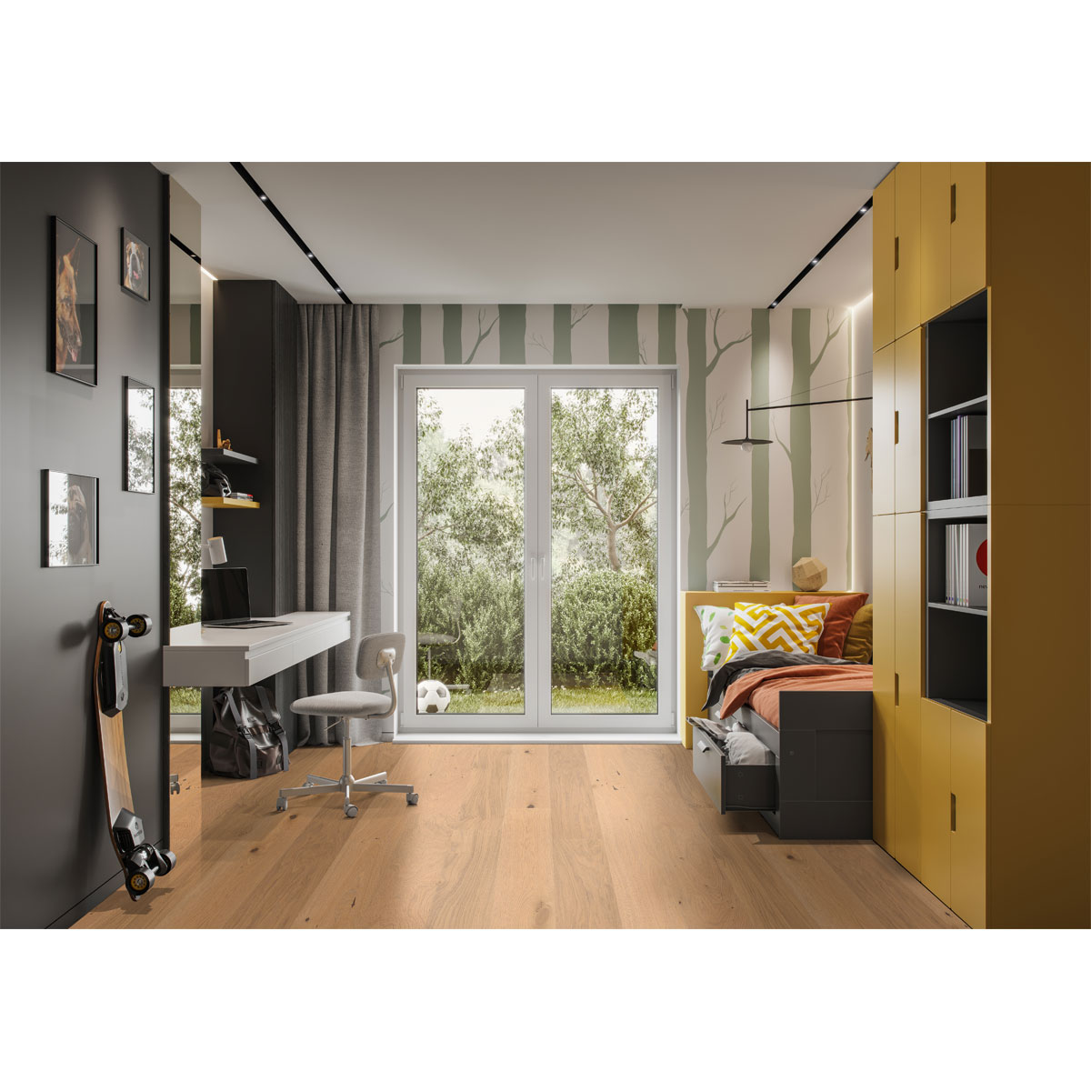 Susify-Bodenbelag FSC Oak White 1900 x 190 x 8 mm Bild 6