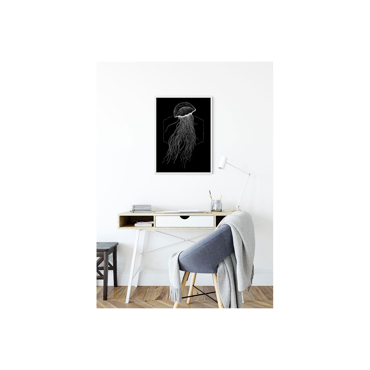 Komar  Wandbild Jellyfish Black 40x50 cm Bild 5