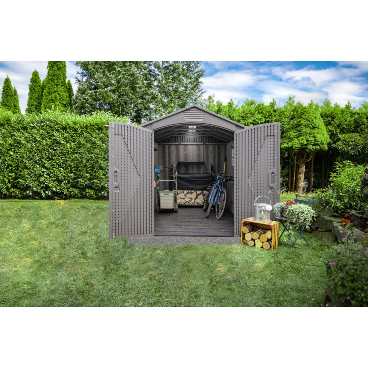 Lifetime Gerätehaus Luna 280x213x228 cm Bild 4