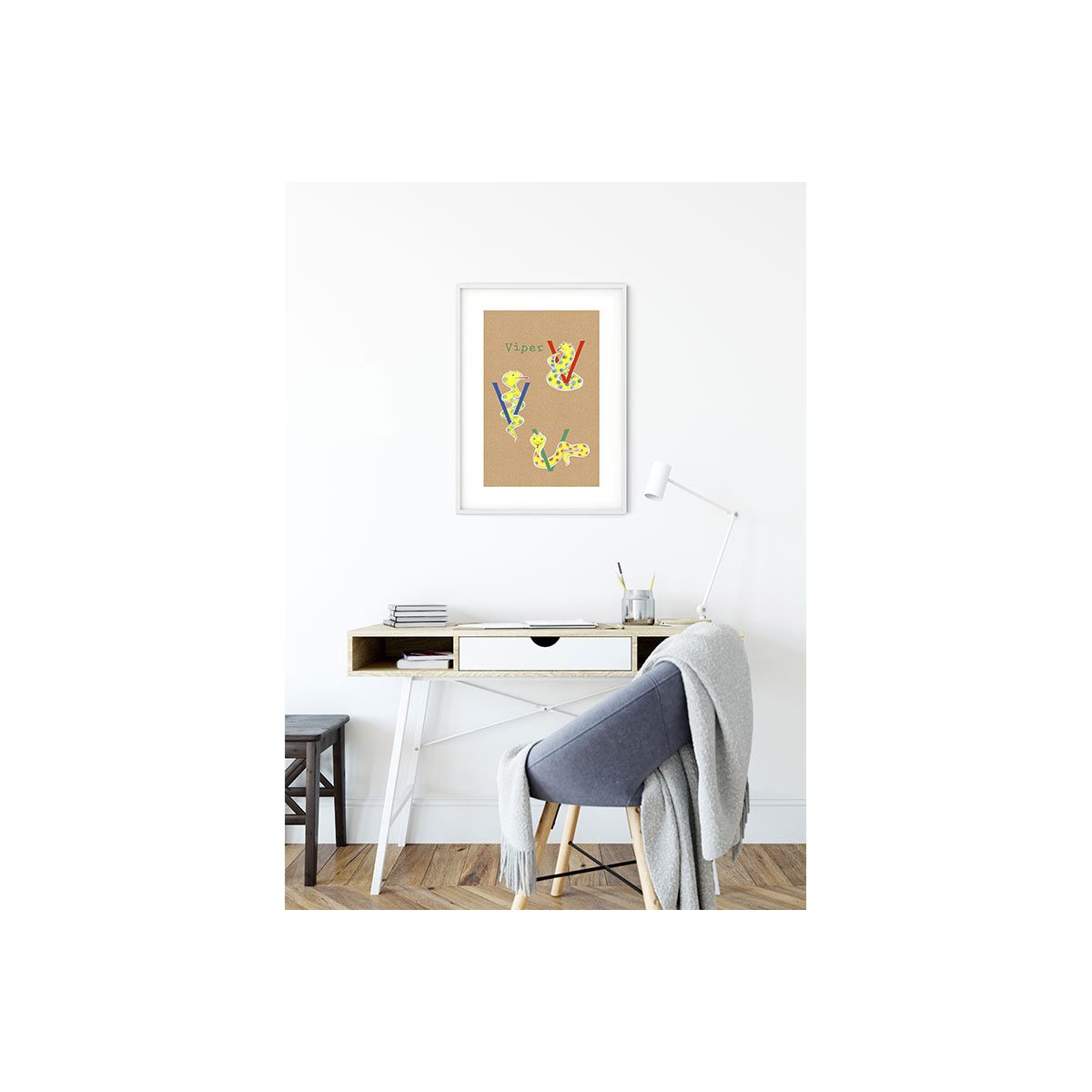 Komar  Wandbild ABC Animal V 30x40 cm Bild 6