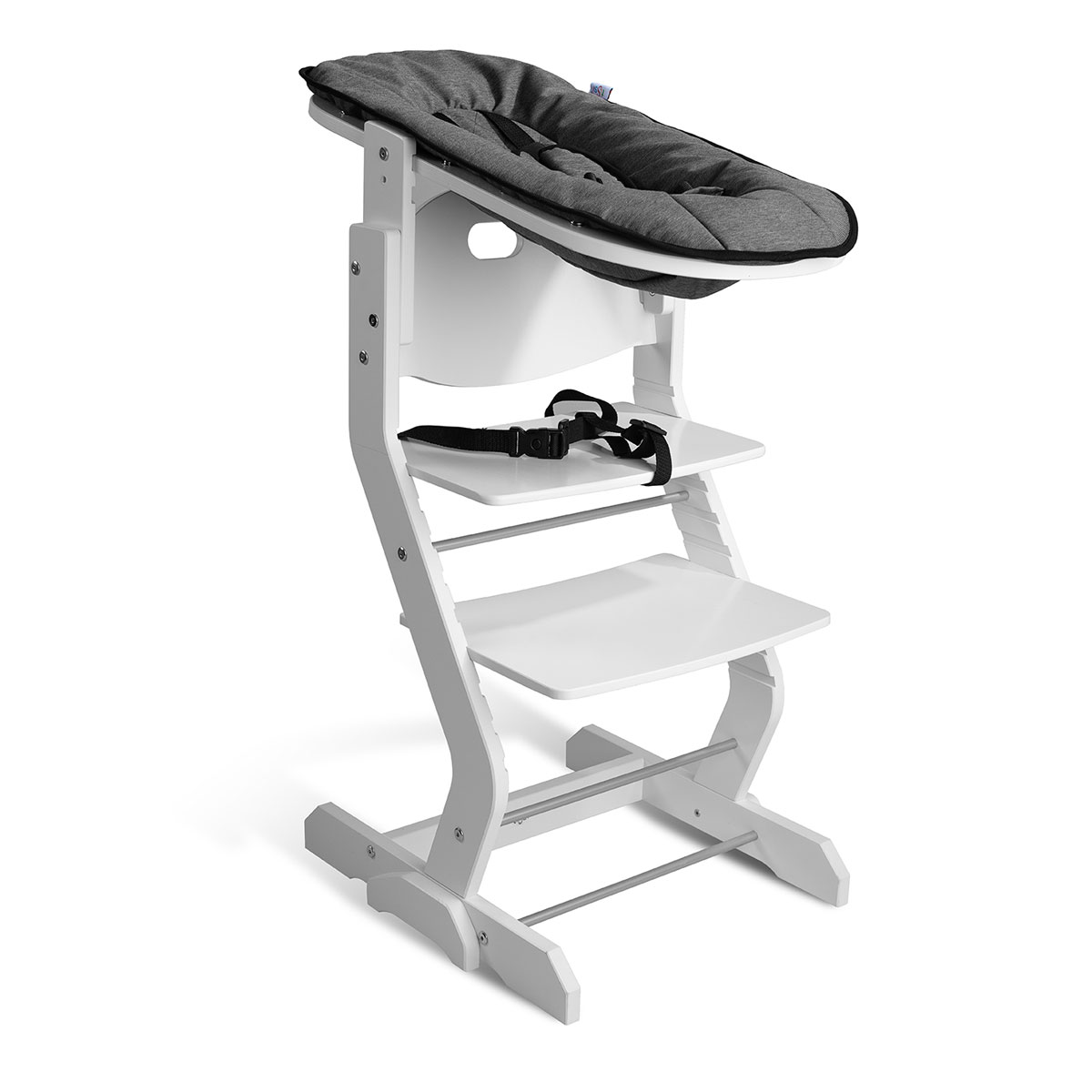 tiSsi Babyaufsatz für Hochstuhl, weiß-anthrazit Bild 5