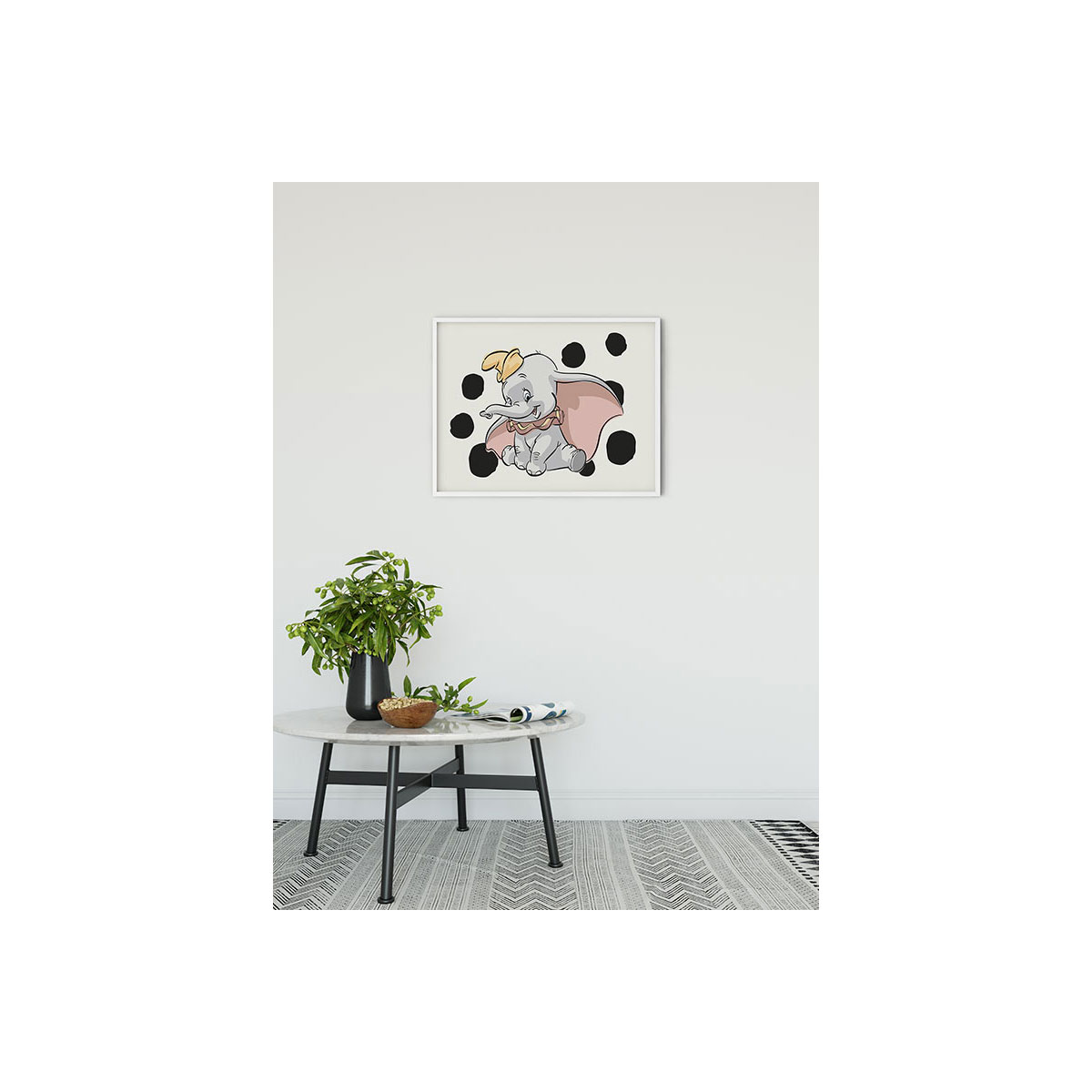 Komar  Wandbild Dumbo Dots Landscape 40x30 cm