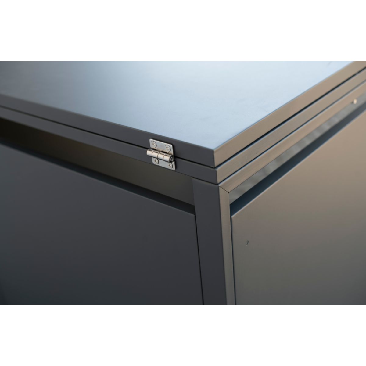 Westmann Mülltonnenbox Kubus 4x 240 L 80x264x116 cm Bild 6