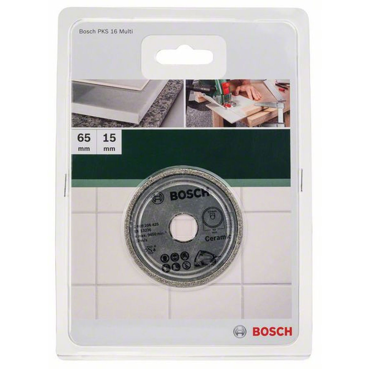 Bosch  Diamanttrennscheibe Durchmesser 65 x 15 mm Bild 1