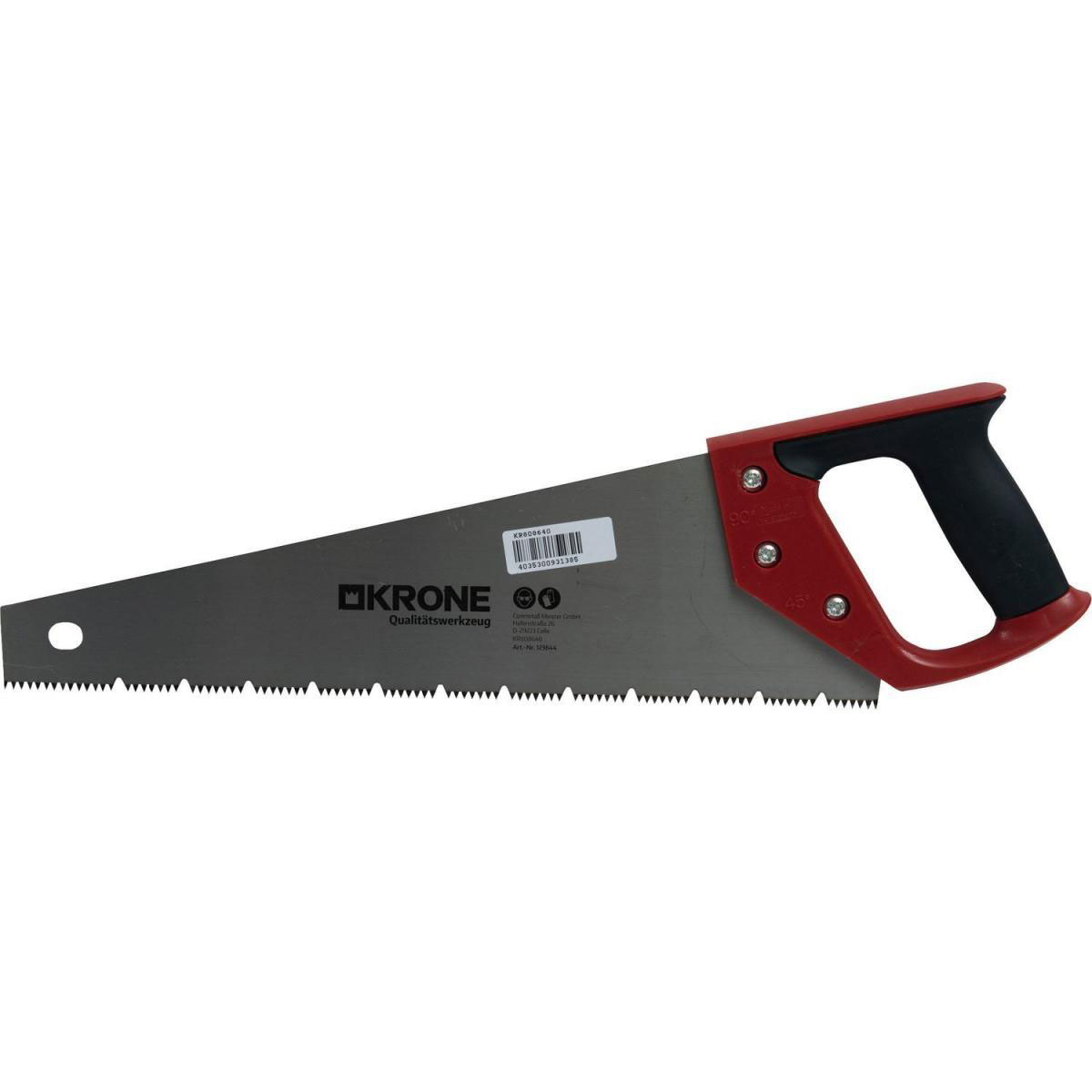 Krone Handsäge 400 mm Zähne Spezialgehärtet 2K-Griff