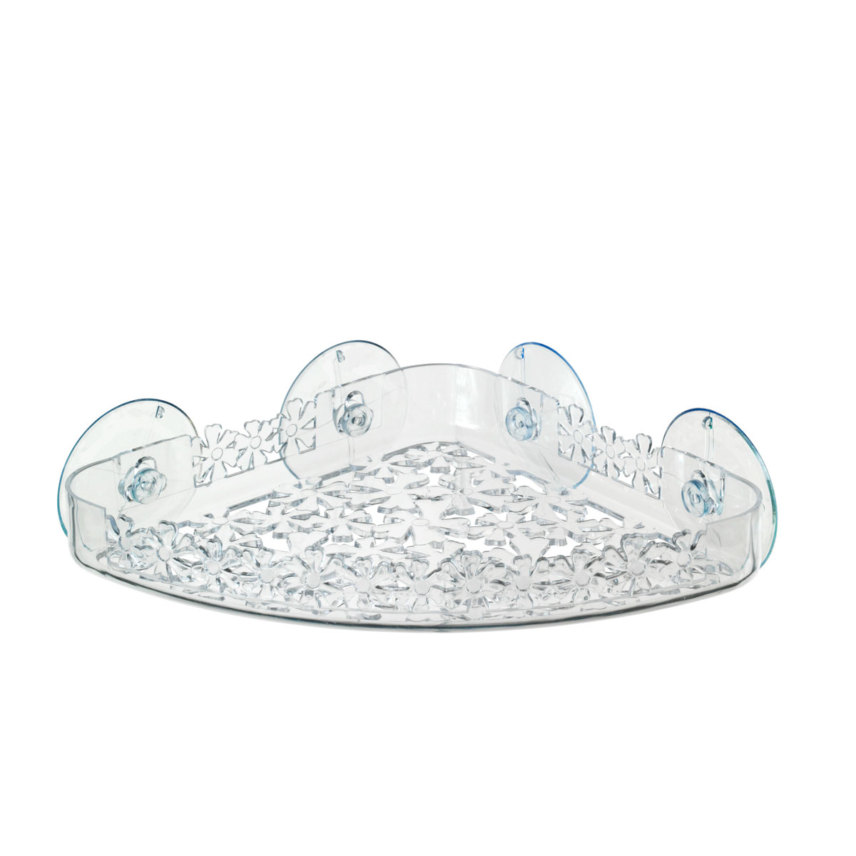 Wenko Universalablage Blumen transparent groß Bild 1