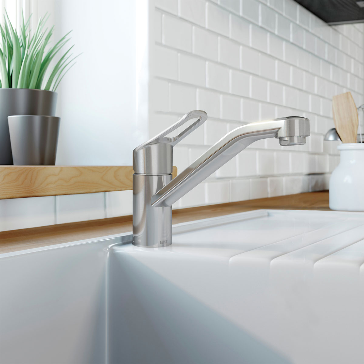 Lenz  Küchenarmatur MILA Edelstahloptik Bild 2