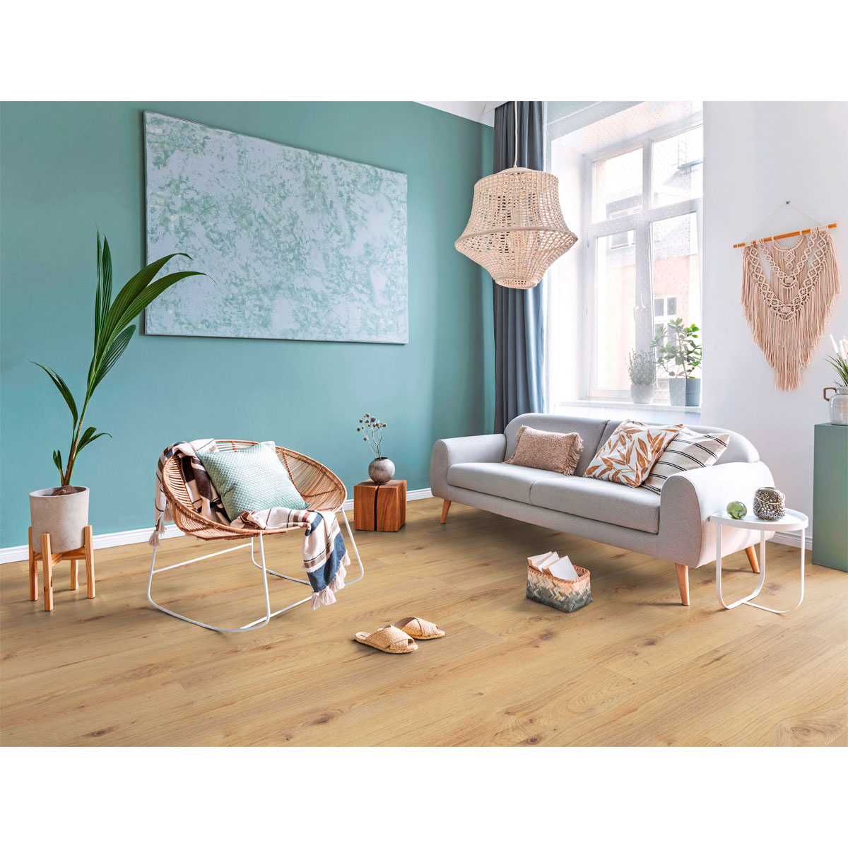 Basic Laminatboden Eiche Silent 138 x 19,3 cm Bild 9