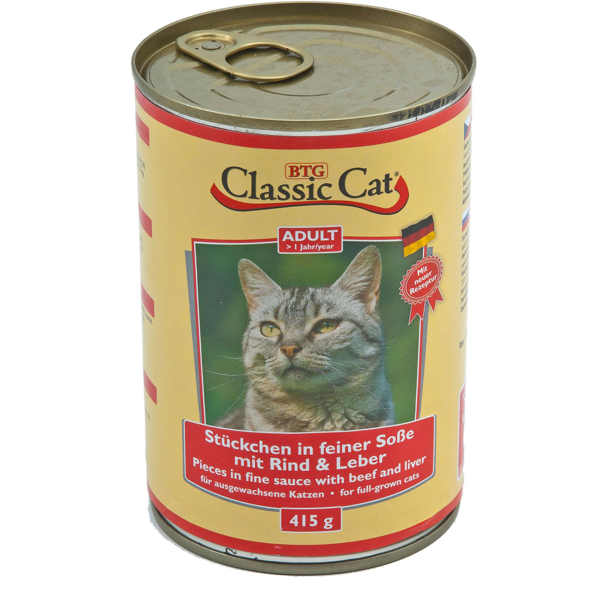Classic Cat Katzenfutter Rind und Leber in Soße 415 g Bild 1