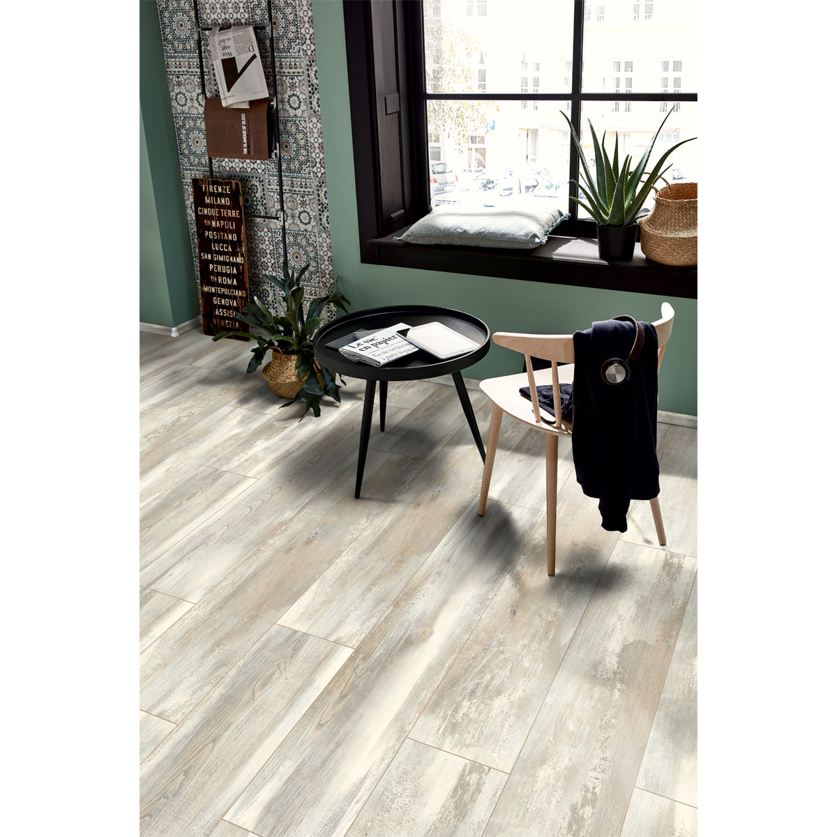 Ambiente Laminatboden 4V Landhauseiche Vintage D4754 1380x244x8 mm Bild 5