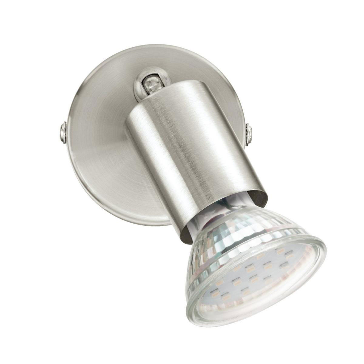 Eglo LED-Spotserie Buzz 1 Spot silber