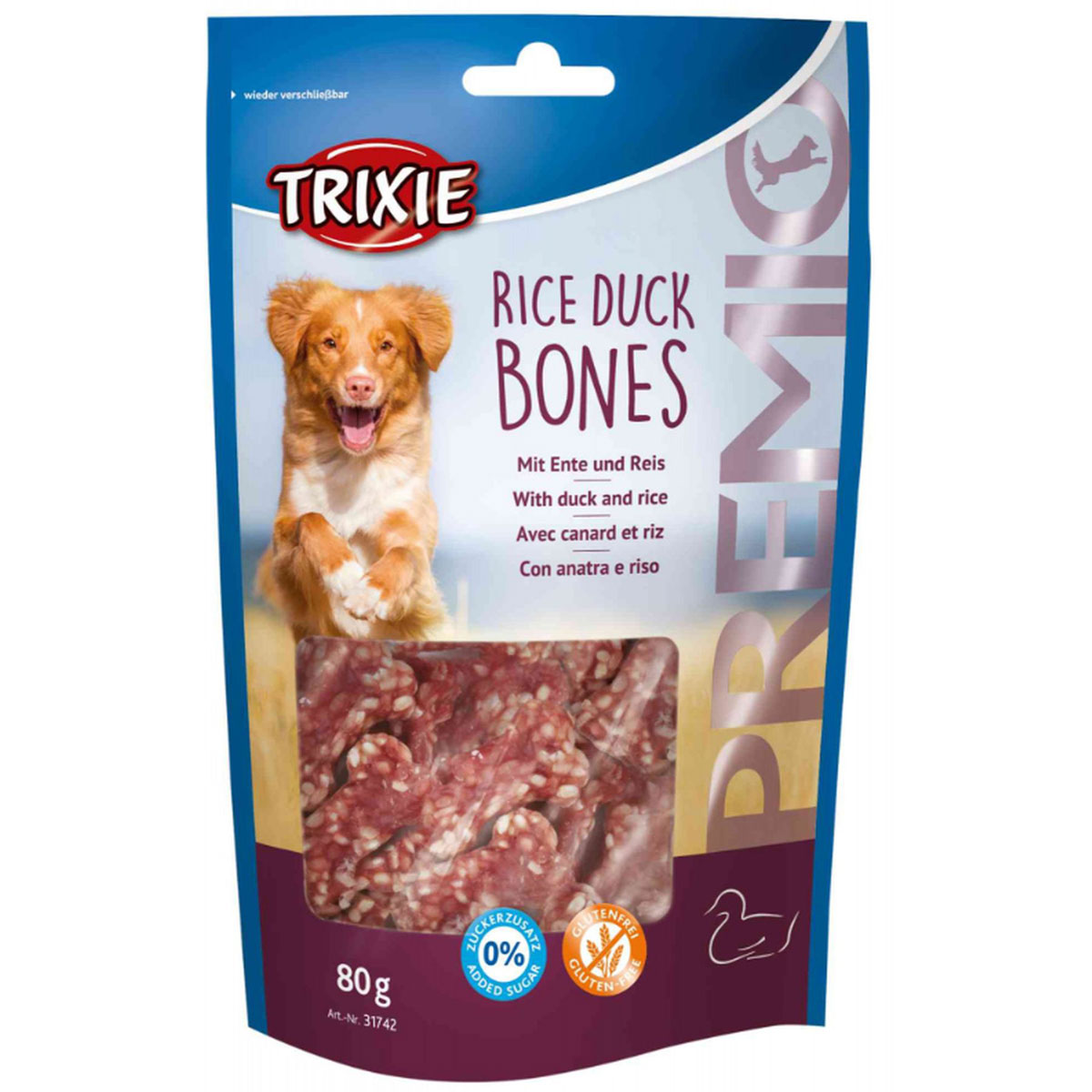 Trixie  Premio Rice Duck Bones 80g