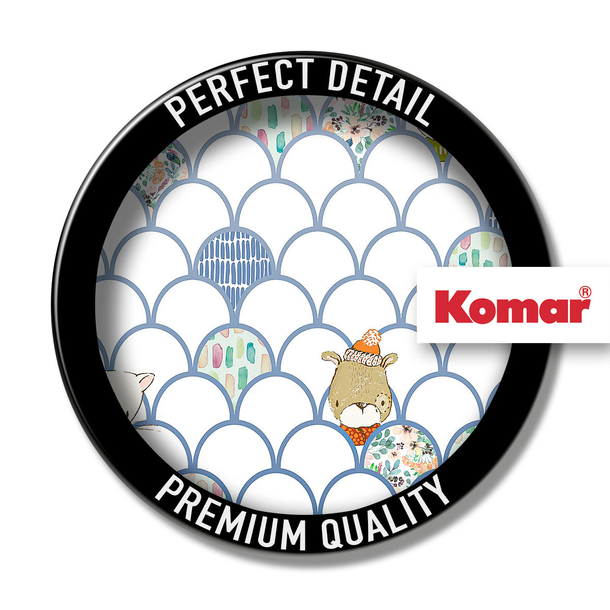 Komar  Vlies Fototapete Shelly White Panel 100x250 cm Bild 5