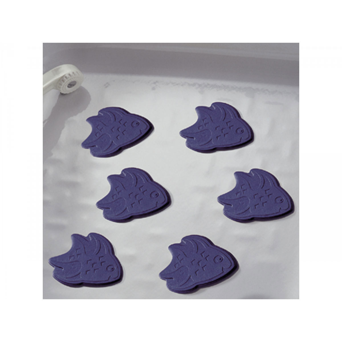 Valblue  Mini Dusch- u Wanneneinlage Fische ultramarin