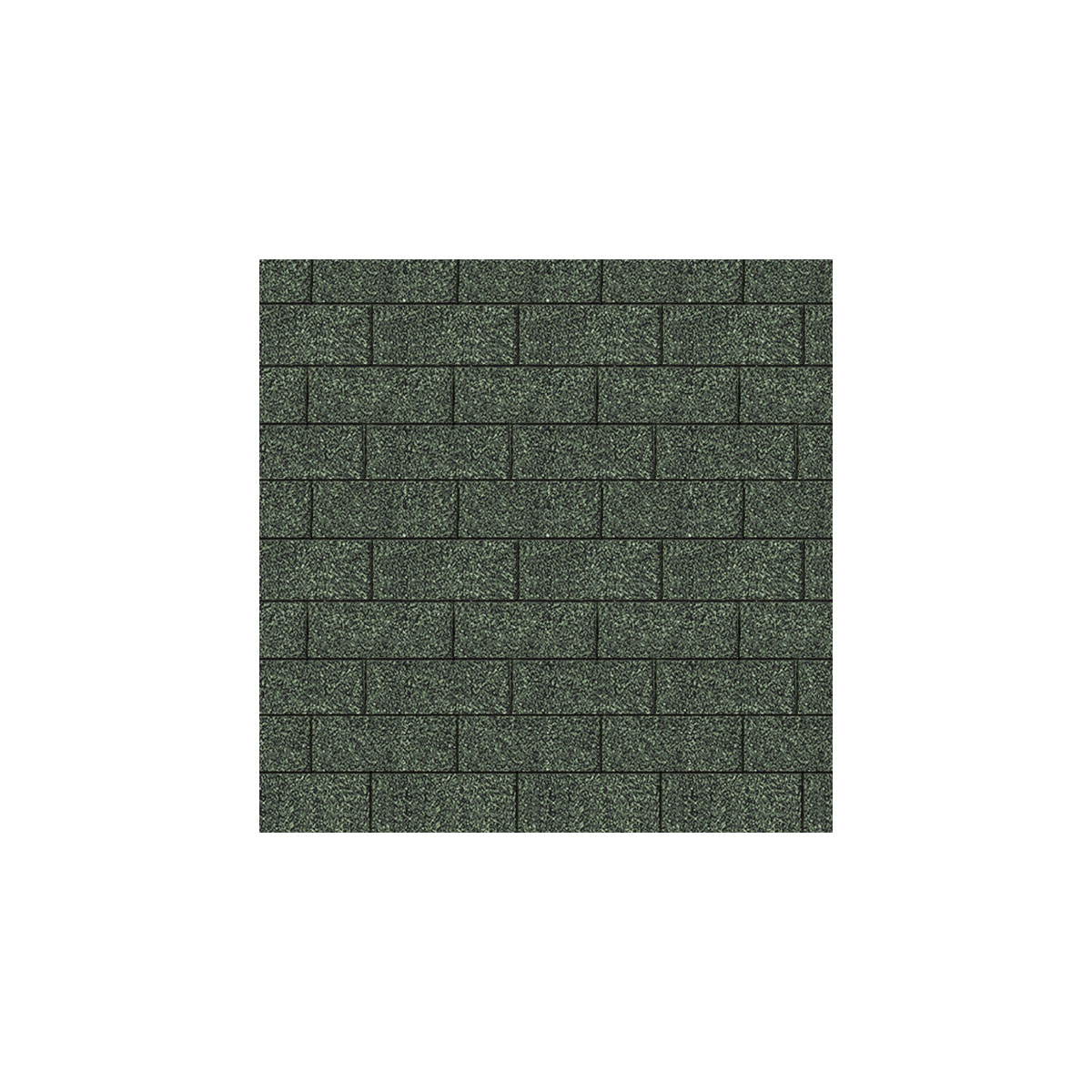 Karibu  Schindeln Rechteck dunkelgrün 3 m²