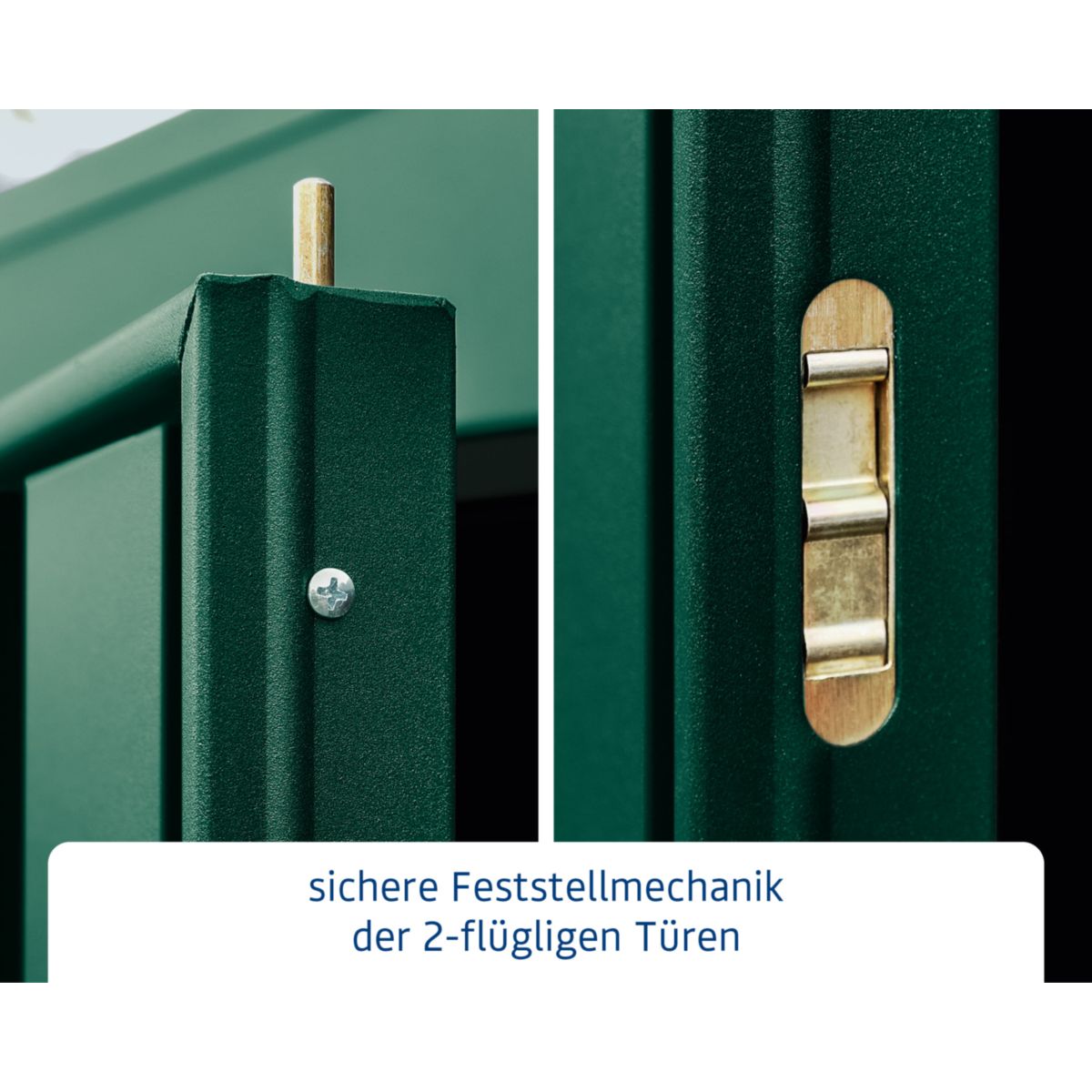 EcoStar  Gerätehaus Trend-STyp 2RAL6005 2 flg Bild 7