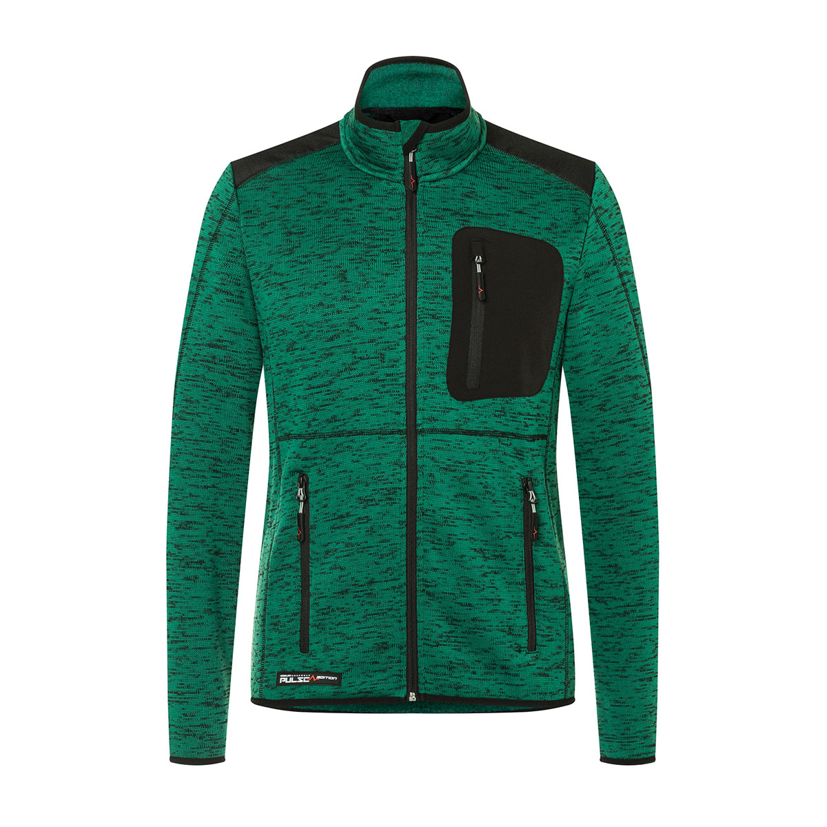 Kübler  Strickjacke PULSE DAILY moosgrün/schwarz Größe XL