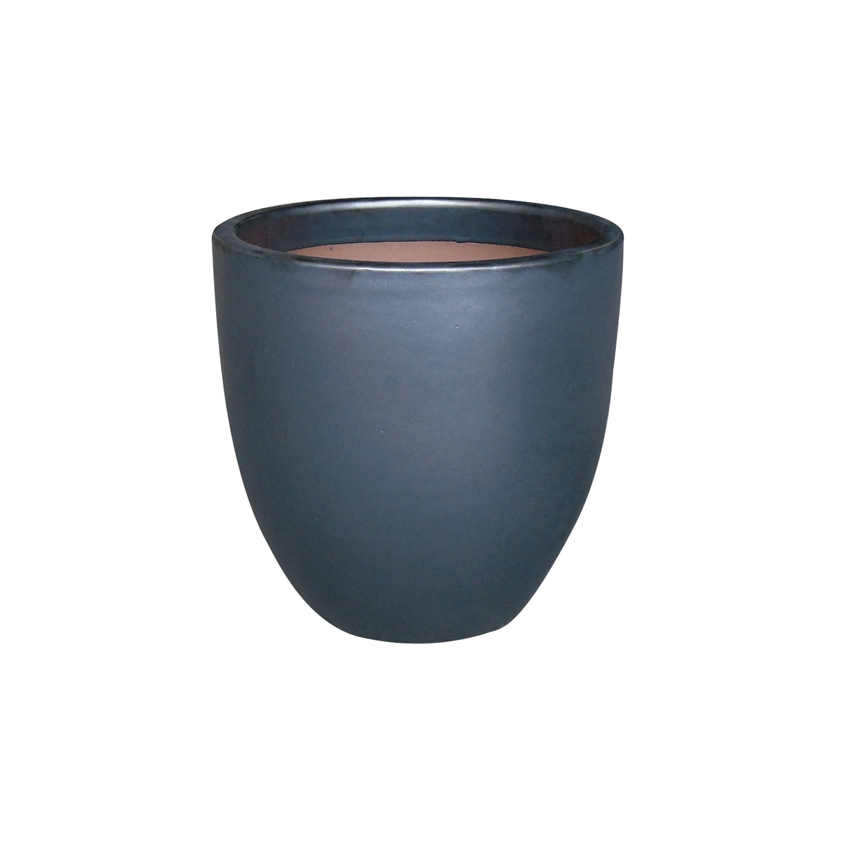 Haveson Pflanztopf Bern II Durchmesser 26 x 25 cm anthrazit glasiert