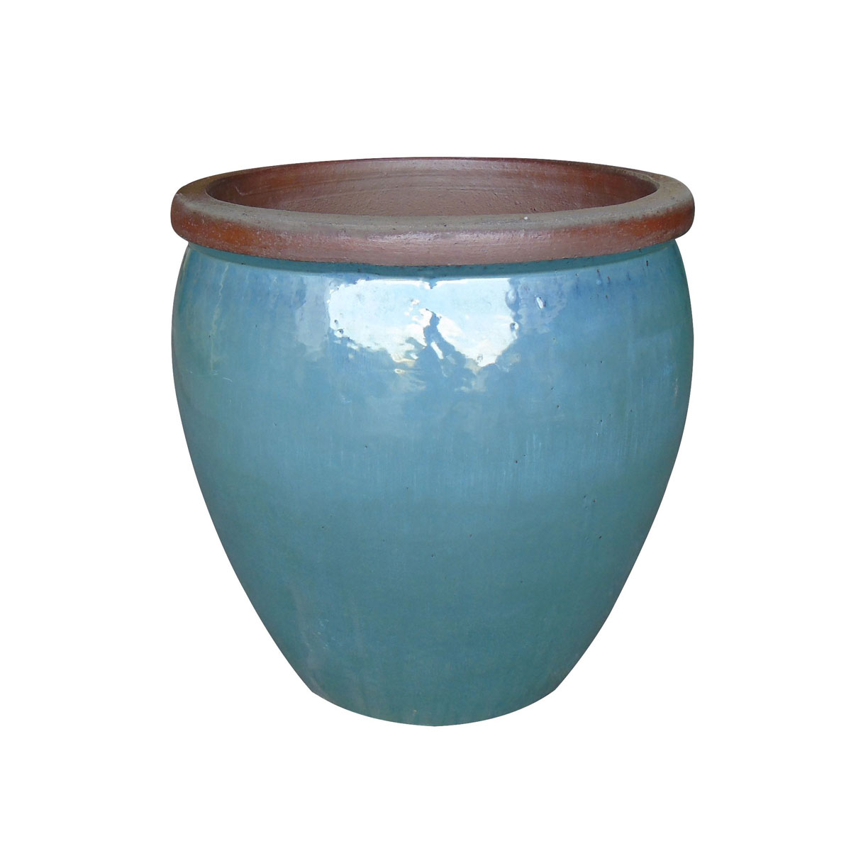 Haveson Pflanztopf Big Pot jade glasiert Durchmesser 50 x 49 cm