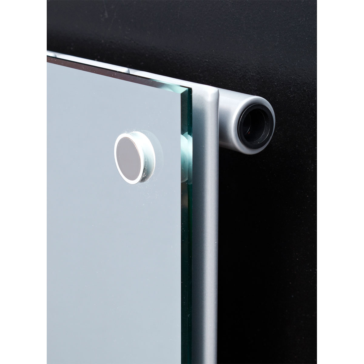 Ximax  Raumheizkörper P1/G 1800 x 445 mm 616 Watt Mittenanschluss Glas Rubinrot Bild 2