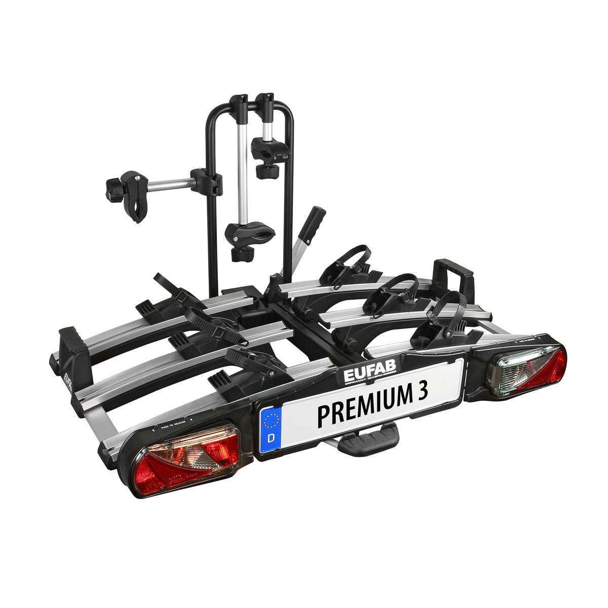 EUFAB Fahrrad-Kupplungsträger Premium III für 3 Fahrräder Bild 1