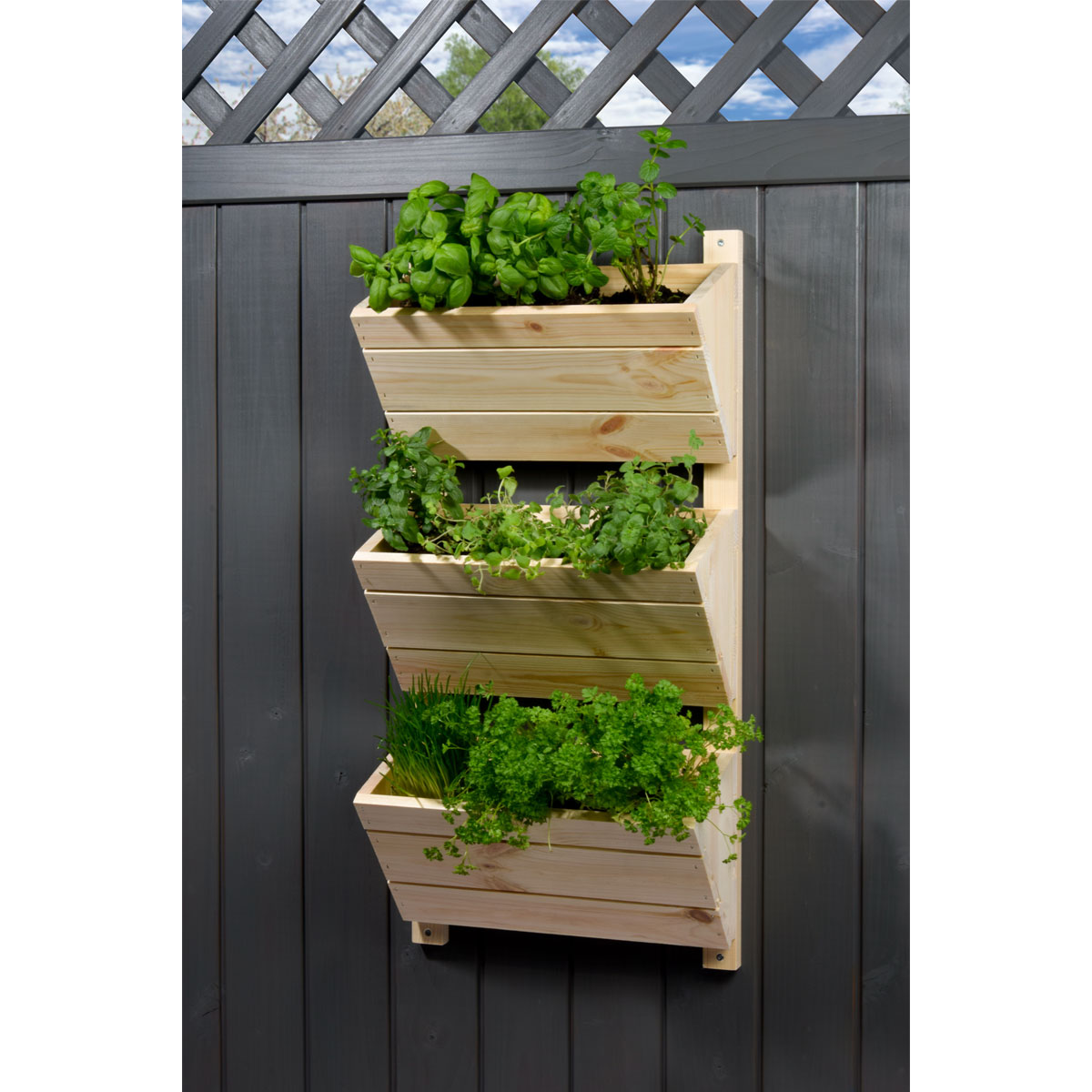 dobar Wandbeet 3-stufig 38 x 79 x 17,5 cm beige Bild 6