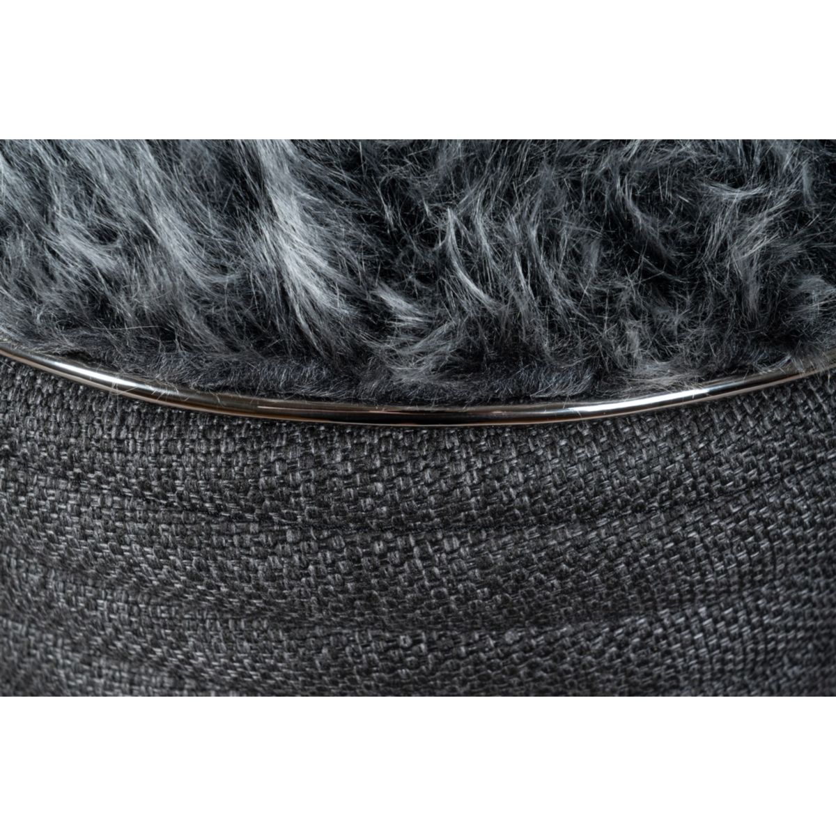 Kayoom Hocker Doric 345 Anthrazit / Graphit Bild 5