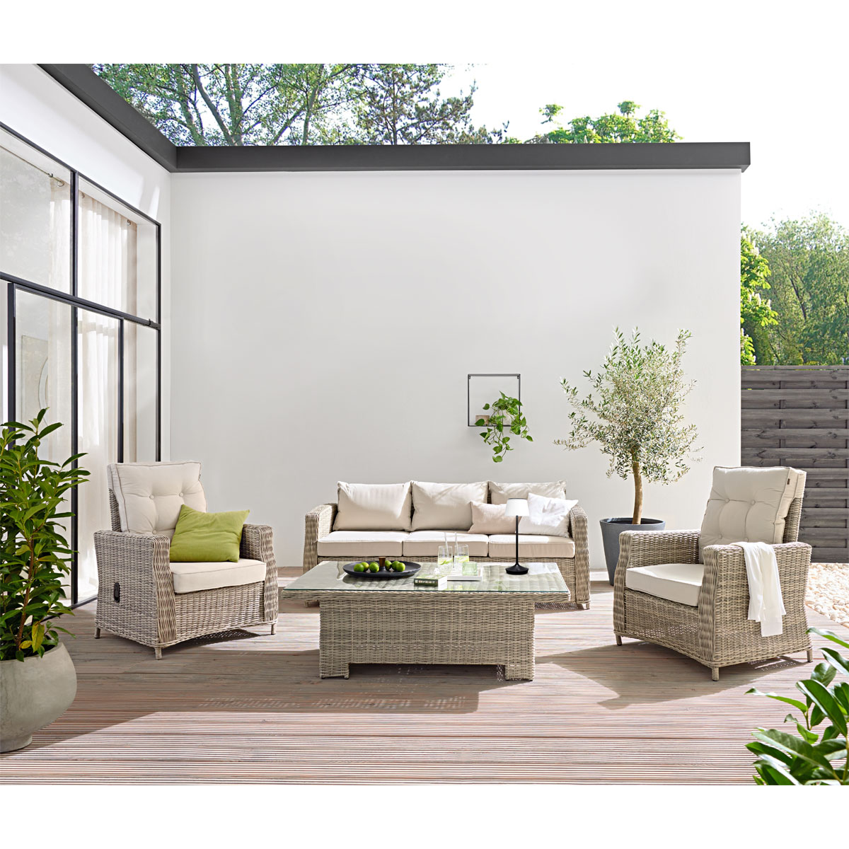 Haveson Einzelsessel Sicilia naturfarben Bild 4